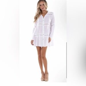 100% Cotton Cover Up Dress One Size